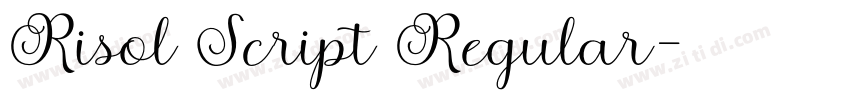 Risol Script Regular字体转换 Risol Script Regular字体转换